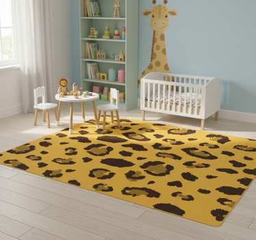 Vinyl teppich tiere im leopardenmuster - TenStickers