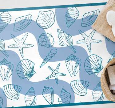 Vinyl Teppich Tiere küstenmotive - TenStickers