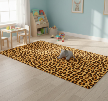 Vinyl teppich tiere leopard schlichtes muster - TenStickers