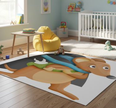 Vinyl teppich tiere mit zahnmaus design - TenStickers