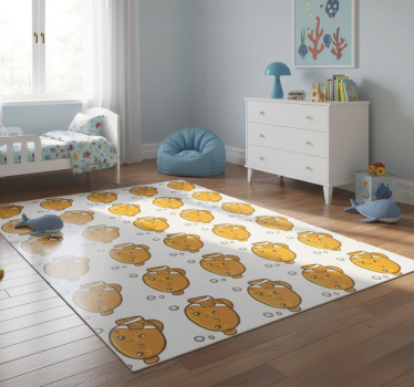 Vinyl teppich tiere mit clownfisch-muster - TenStickers