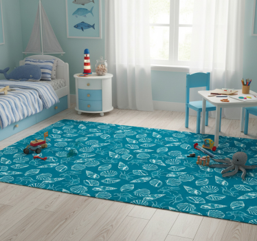 Vinyl teppich tiere muscheltiere - TenStickers