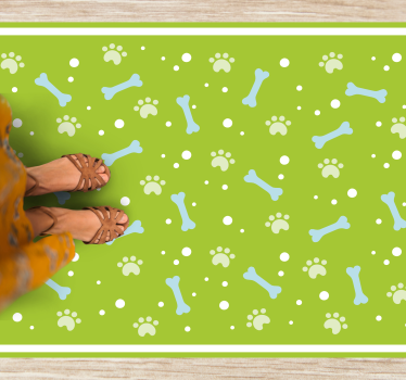 Vinyl Teppich Tiere pfotenabdruck-stil - TenStickers