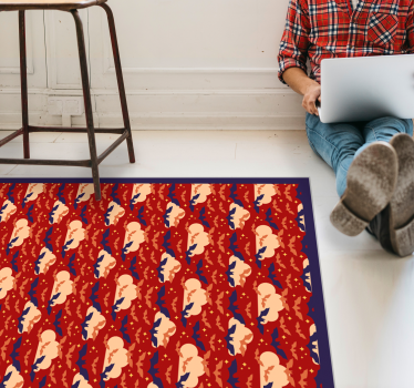 Vinyl Teppich Tiere safari-abenteuer - TenStickers