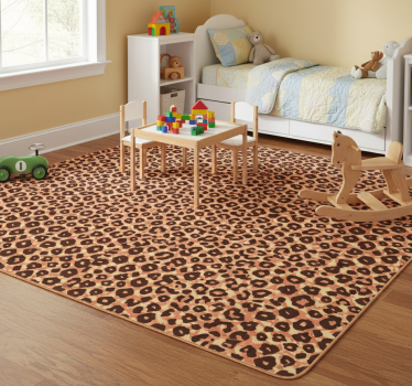 Vinyl teppich tiere samtweiche leopardenimitation - TenStickers