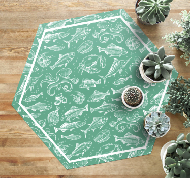 Vinyl Teppich Tiere wasserzauber - TenStickers