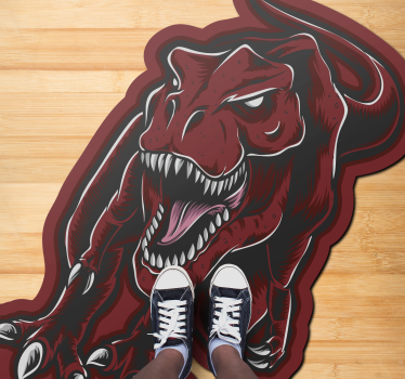 Vinyl Teppich Tiere wilder dinosaurier - TenStickers