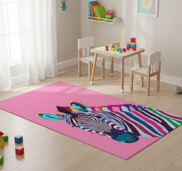 Vinyl teppich tiere zebra pop art iphone - TenStickers