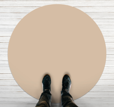 Vinylteppich Wohnzimmer Beige einfacher moderner Vinyl Teppich - TenStickers