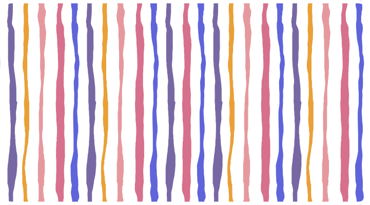 Vinyl Teppich Badezimmer bunte breite streifen - TenStickers