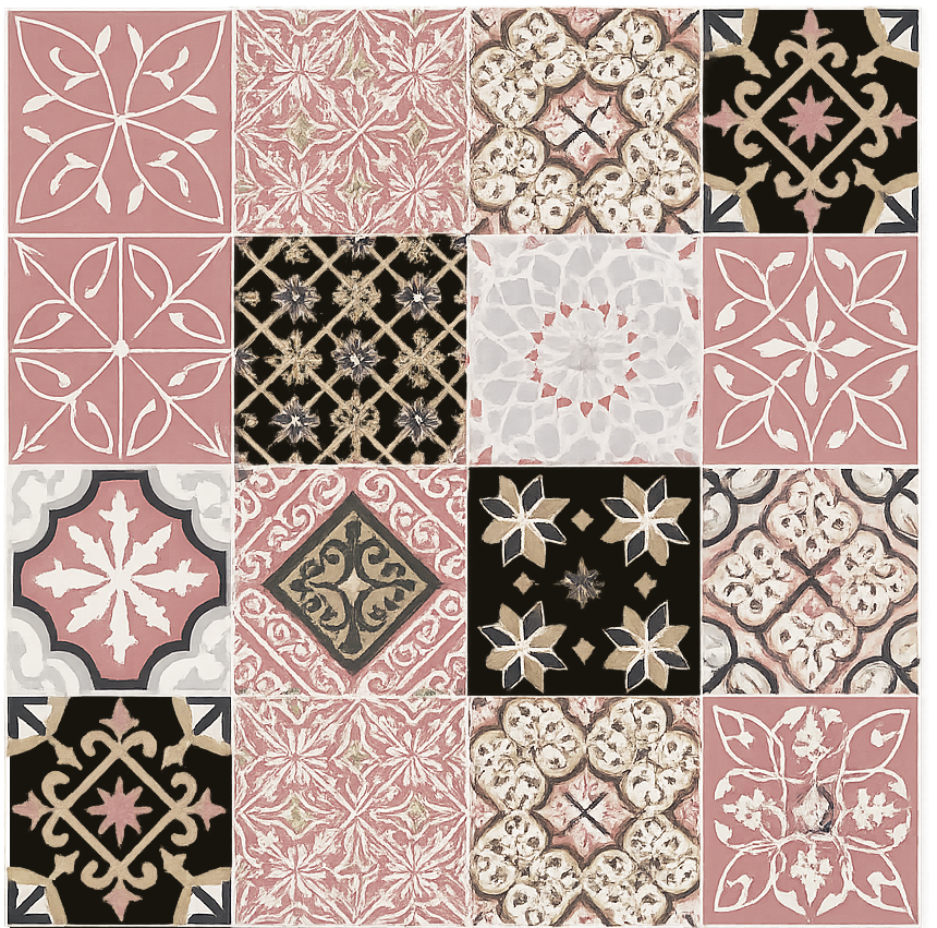 Vinyl Teppich Wohnzimmer rosa zement - TenStickers