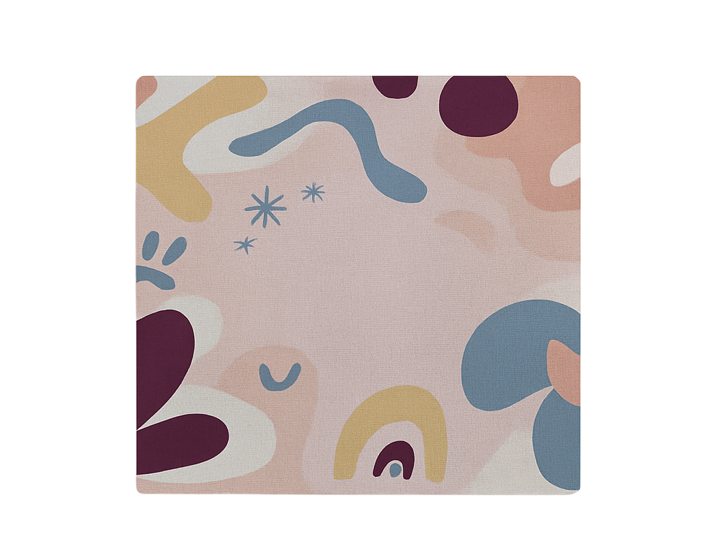 Vinyl Teppich Terrasse abstrakter moderner stoff - TenStickers