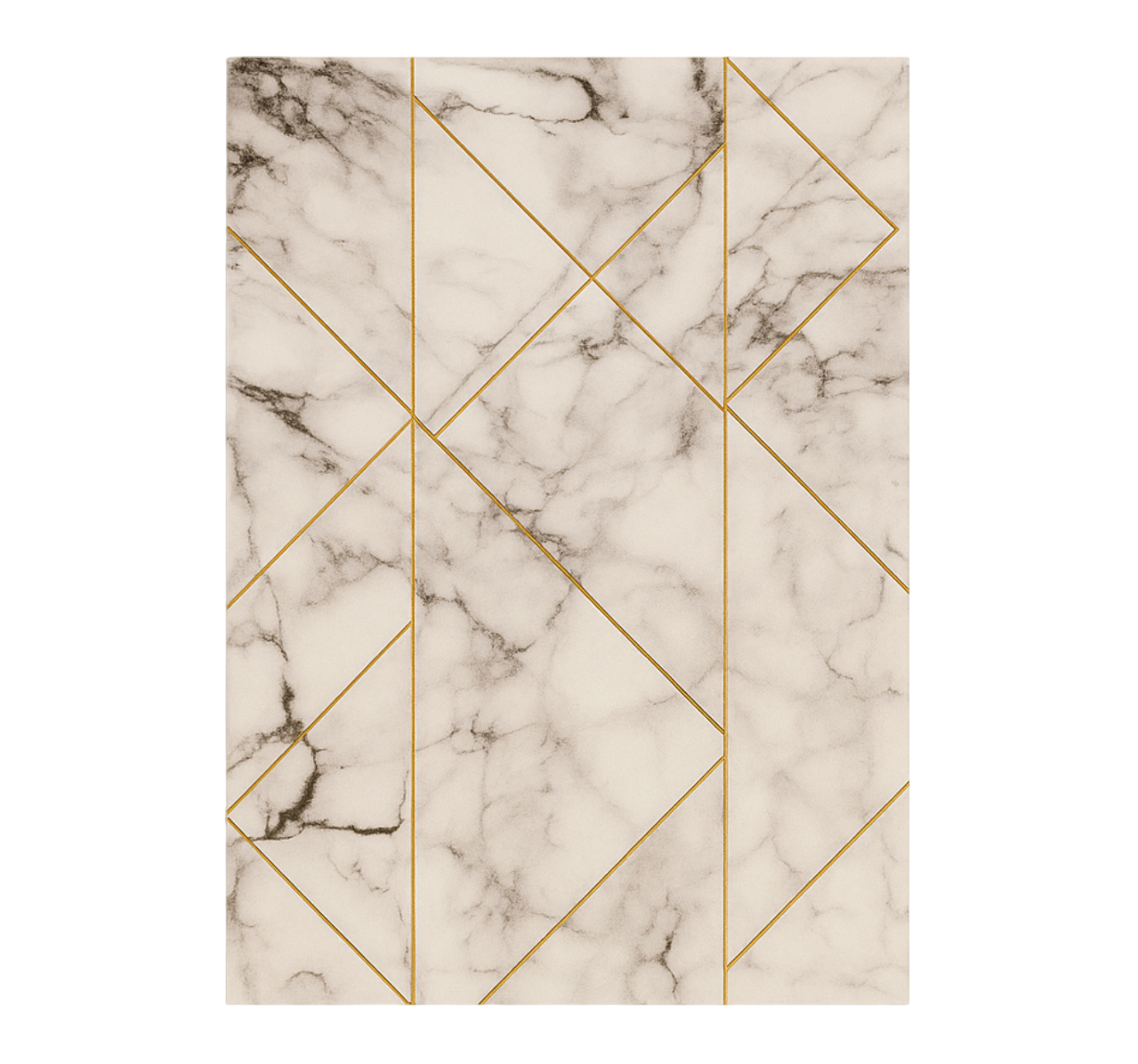 Vinyl Teppich Marmor gitter elegantes design - TenStickers
