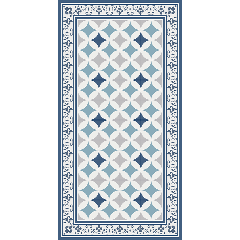 Vinyl teppich küche azure fliese - TenStickers