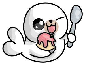 Vinyl teppich tiere anime baby robbe - TenStickers