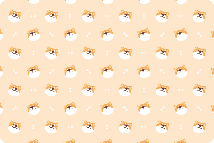 Vinyl teppich tiere süßes hundegesicht cartoon - TenStickers
