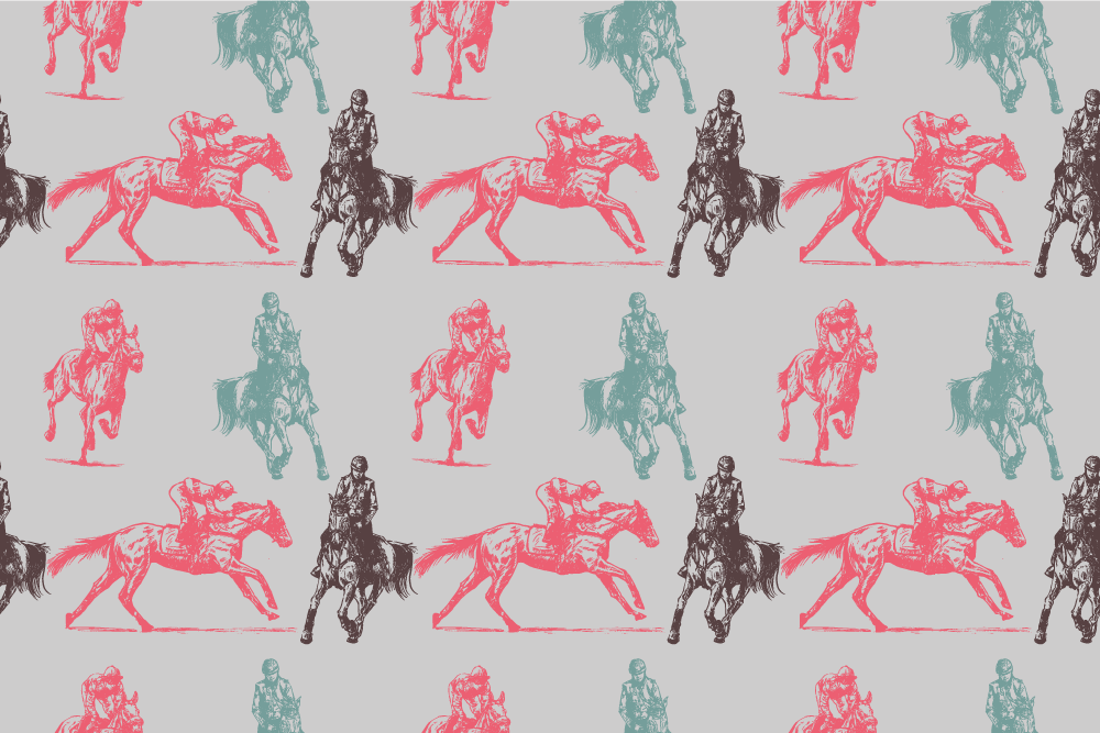 Vinyl teppich tiere im westernhaus-muster - TenStickers