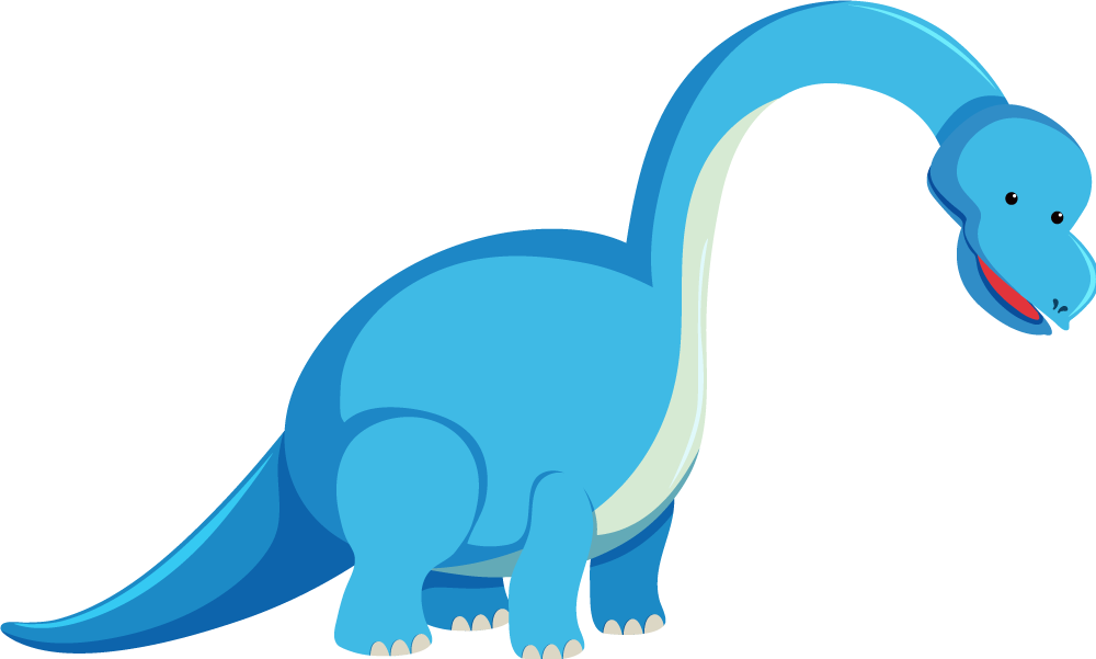 Vinyl teppich tiere mit niedlicher dinosaurierfigur - TenStickers