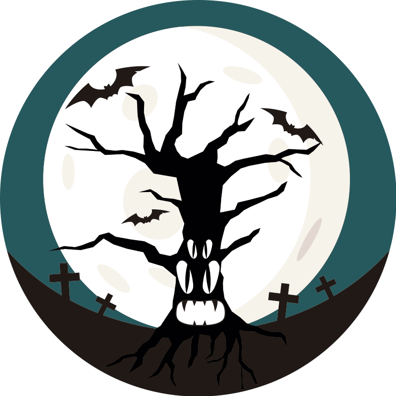 Vinyl teppich halloween gruseliges halloween - TenStickers