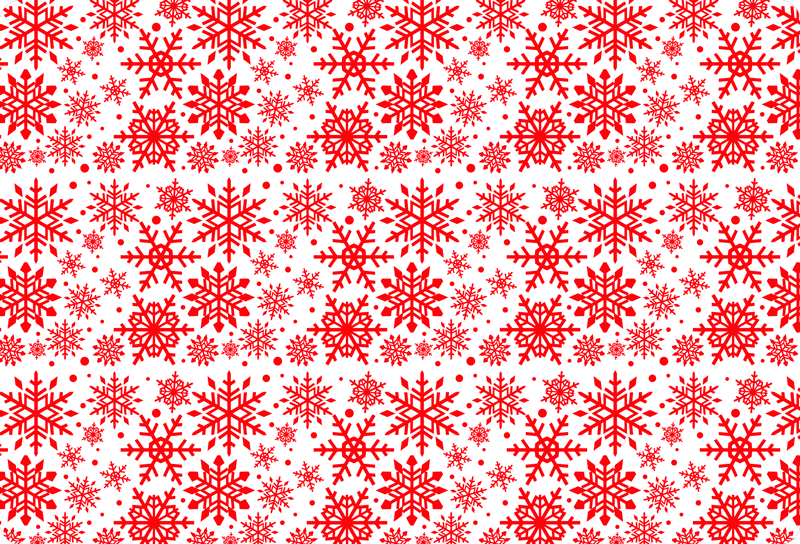 Vinyl teppich weihnachten rote schneeflocken laptop - TenStickers