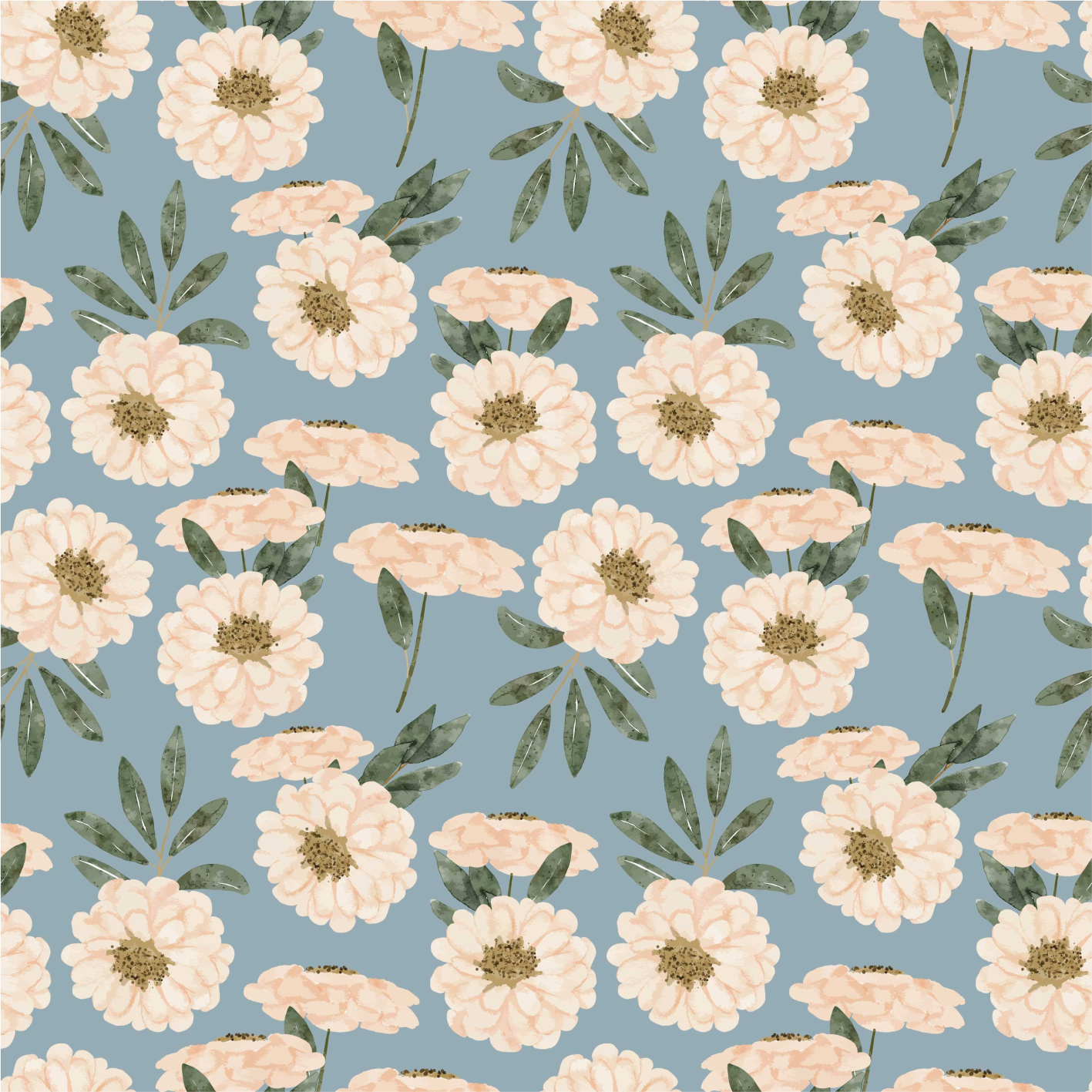 Vinyl teppich blumen mit exotischer farbenpracht - TenStickers