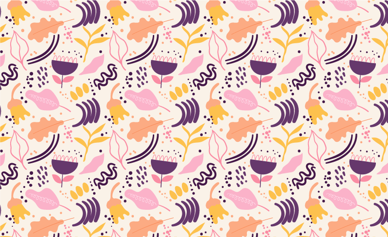 Vinyl teppich blumen lebendige blumeninspiration - TenStickers
