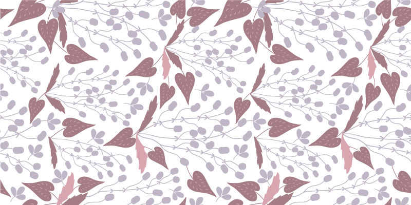 Vinyl teppich blumen mit pastellfarbenem vintage-muster - TenStickers