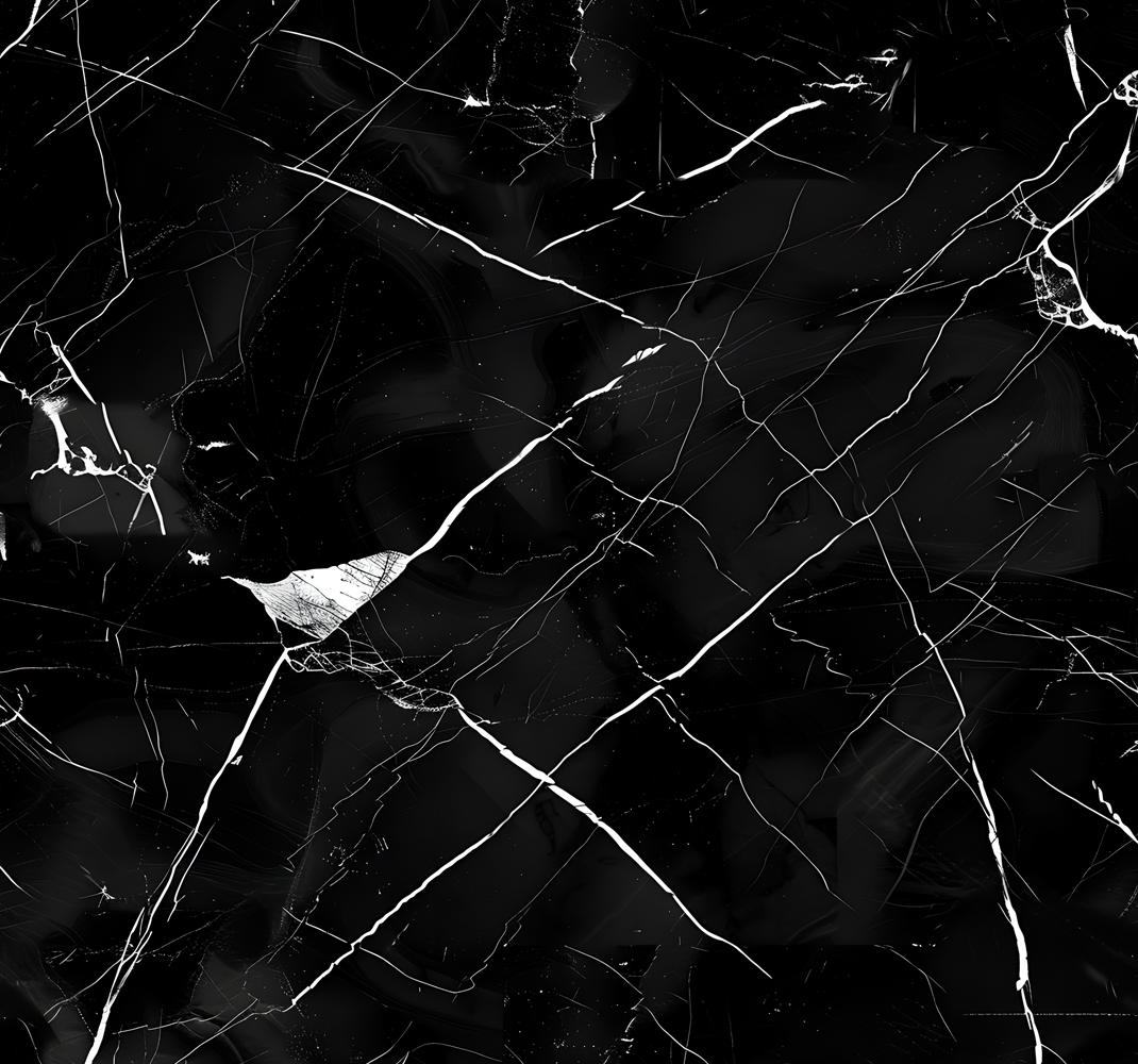 Vinyl teppich esszimmer schwarzes marmor für tisch - TenStickers