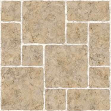 Vinyl teppich badezimmer beige steine - TenStickers
