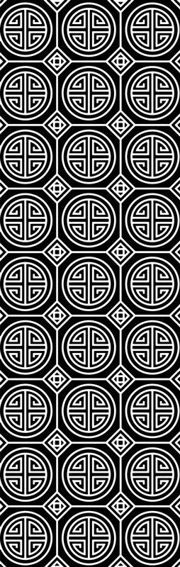Vinyl teppich badezimmer im japanischen minimalismus - TenStickers