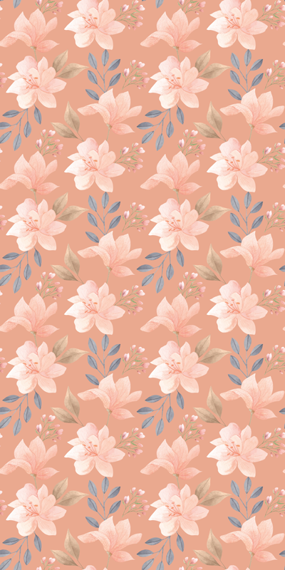 Vinyl teppich blumen mit blühendem blumendesign - TenStickers