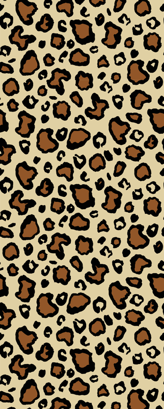 Vinyl teppich tiermuster klassisches leopardenmuster - TenStickers