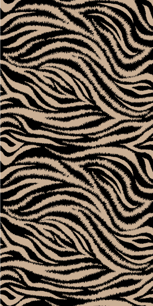 Vinyl teppich tiermuster zebramuster - TenStickers