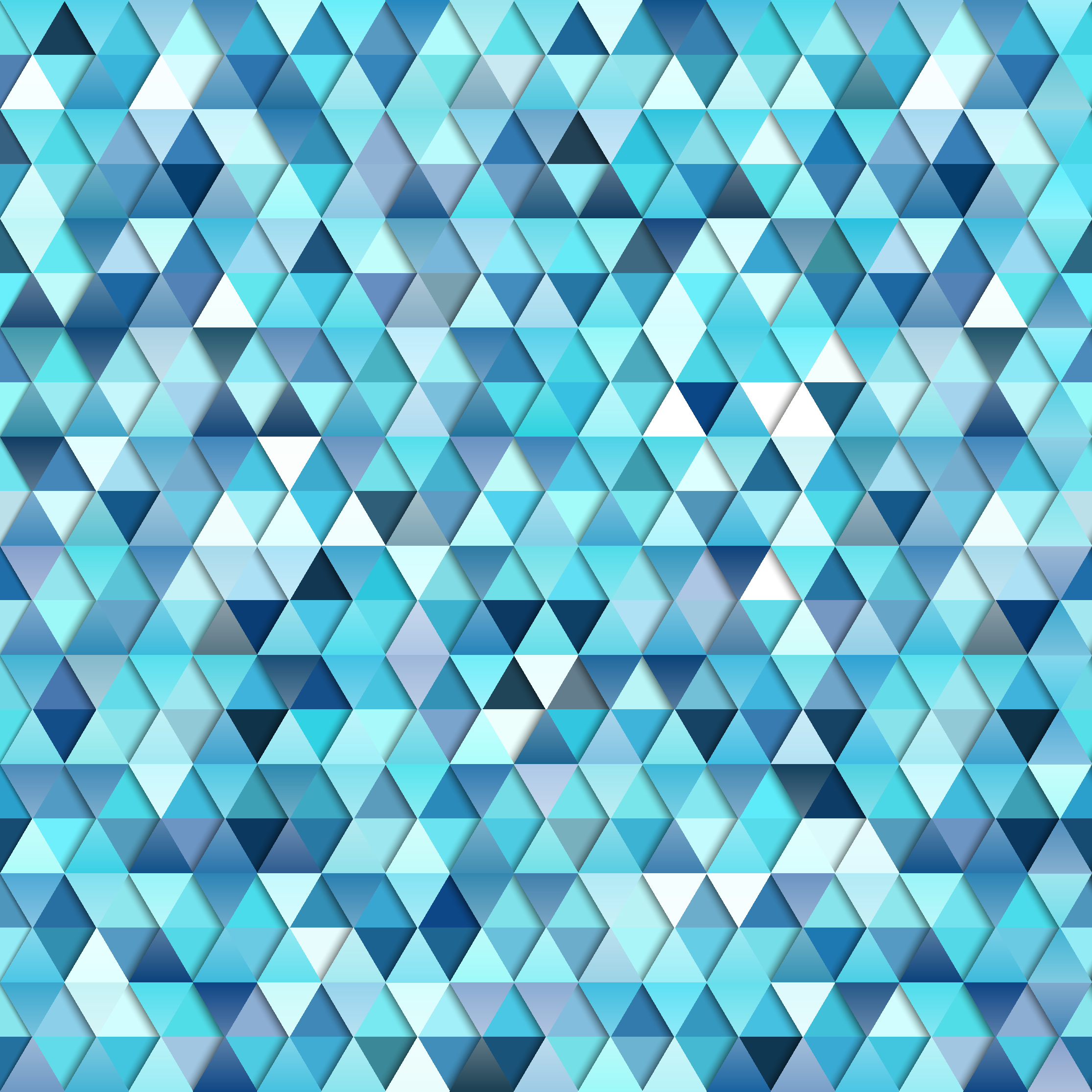 Vinyl teppich geometrisch blau abstrakt - TenStickers