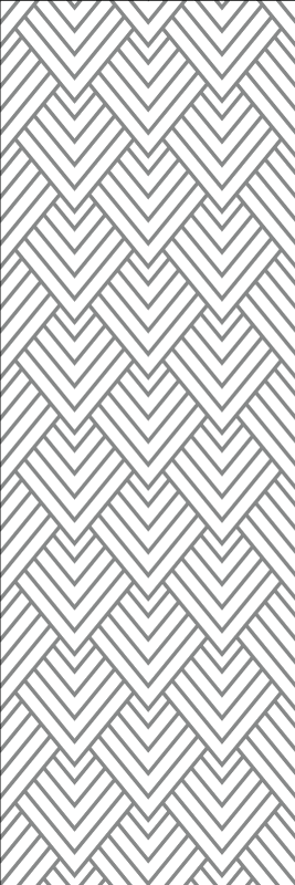 Vinyl teppich geometrisch weißes dreieckmuster - TenStickers