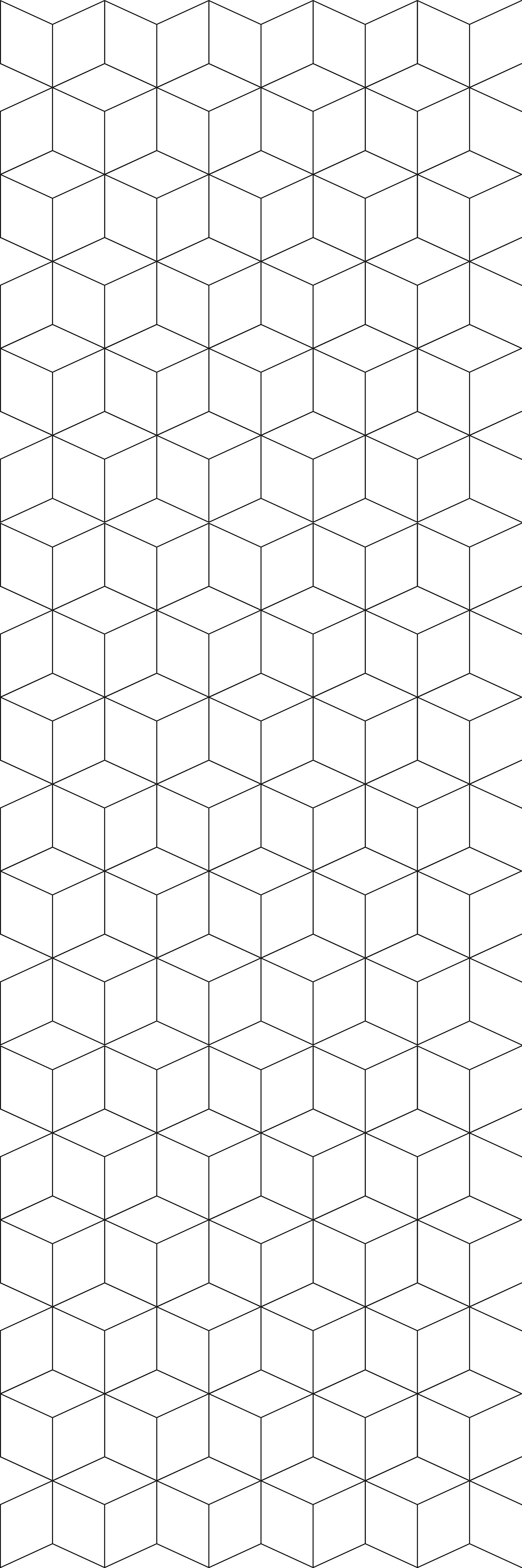 Vinyl teppich geometrisch würfelmuster - TenStickers
