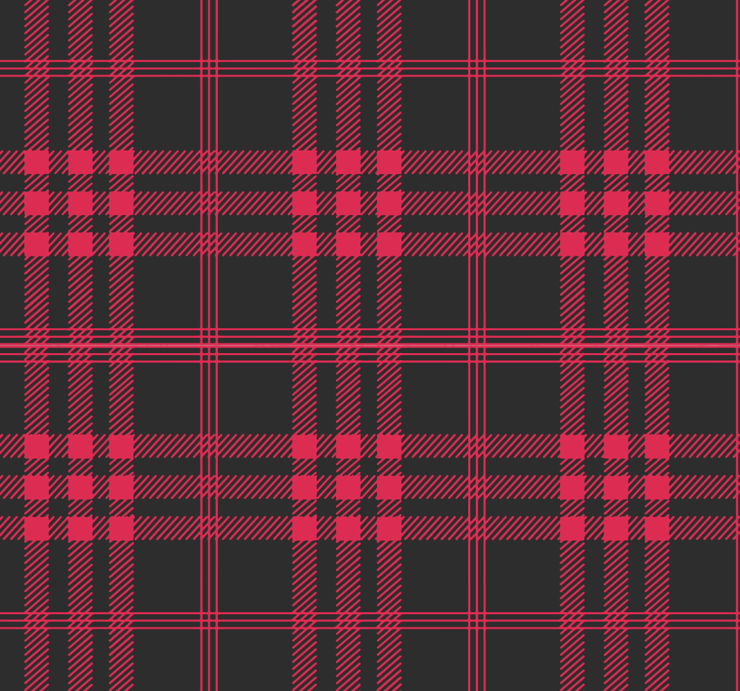 Vinyl teppich schlafzimmer weihnachts-tartan-muster - TenStickers