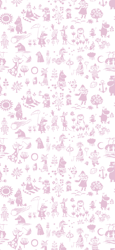 Vinyl teppich schlafzimmer in pink moomi - TenStickers