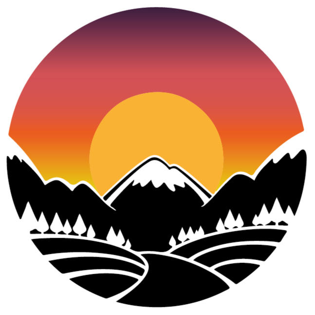 Vinyl teppich natur berge und wald - TenStickers