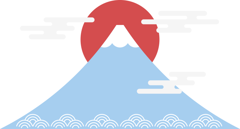 Vinyl teppich natur im asiatischen bergstil - TenStickers