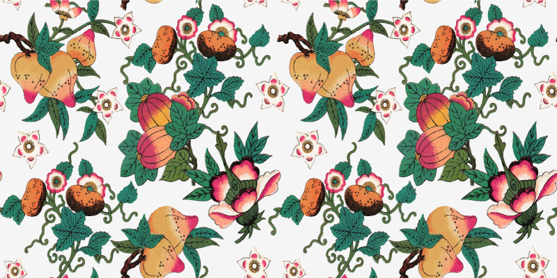 Vinyl teppich blumen im bunten sommerdesign - TenStickers