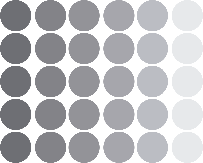 Vinyl teppich geometrisch graue kreise - TenStickers