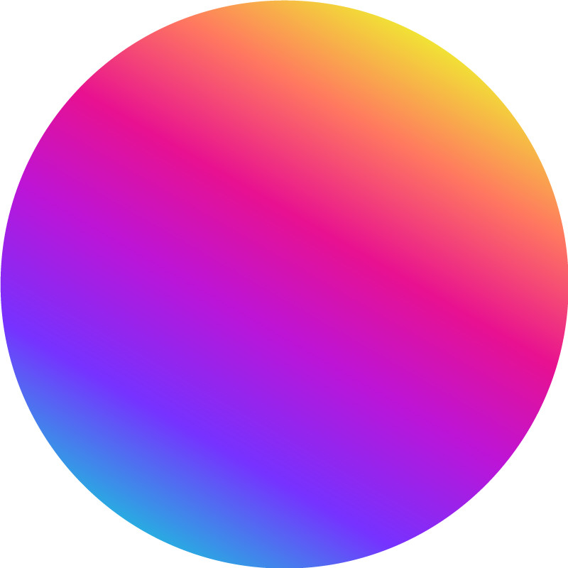 Vinyl teppich geometrisch farbverlauf kreis - TenStickers