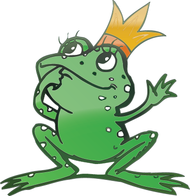 Vinyl teppich kinderzimmer könig frosch - TenStickers