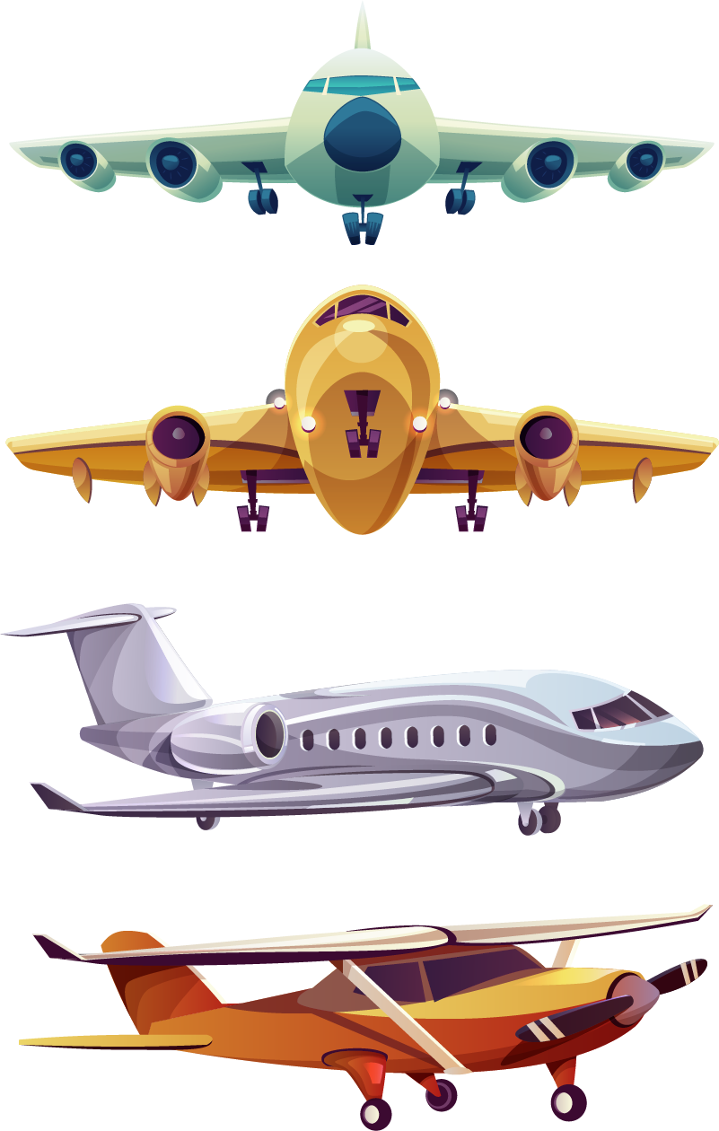 Vinyl teppich kinderzimmer flugzeug-design - TenStickers