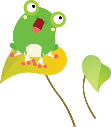 Vinyl teppich kinderzimmer singende frosch - TenStickers