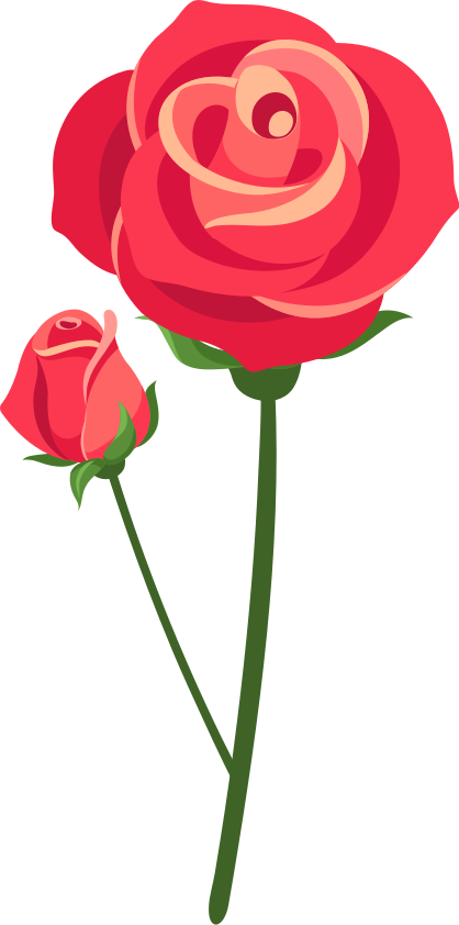 Vinyl teppich schlafzimmer 3d rosen design - TenStickers