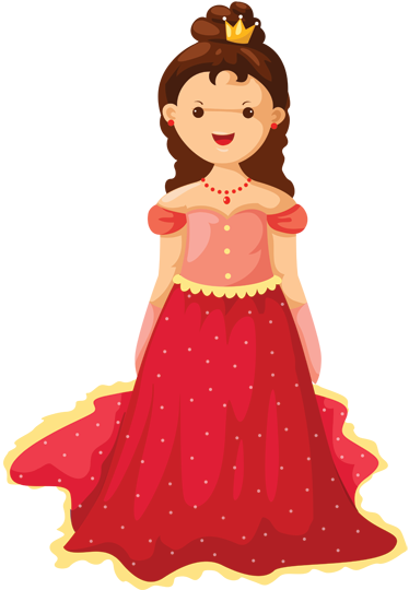 Vinyl teppich kinderzimmer mit königin-illustration - TenStickers