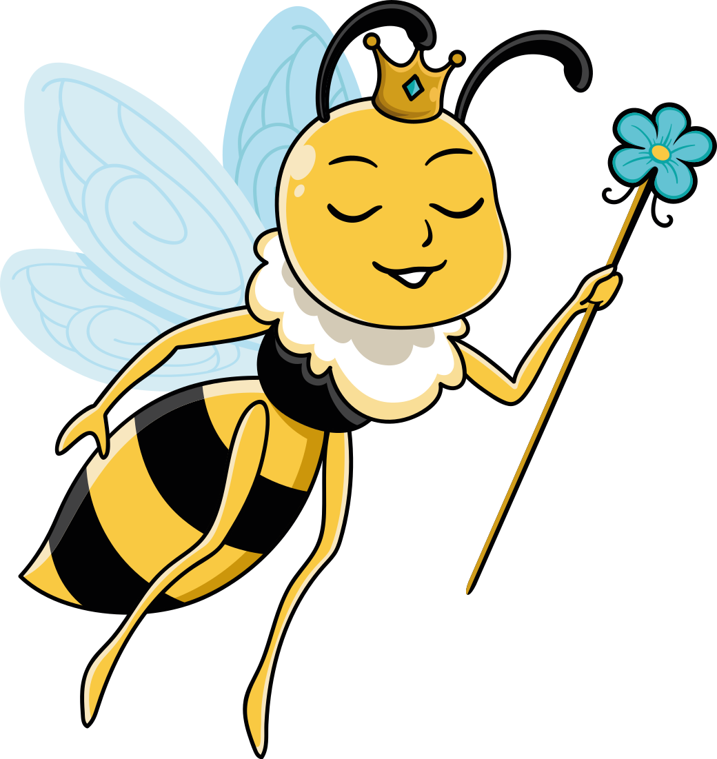 Vinyl teppich kinderzimmer mit feenhaftem bienen design - TenStickers