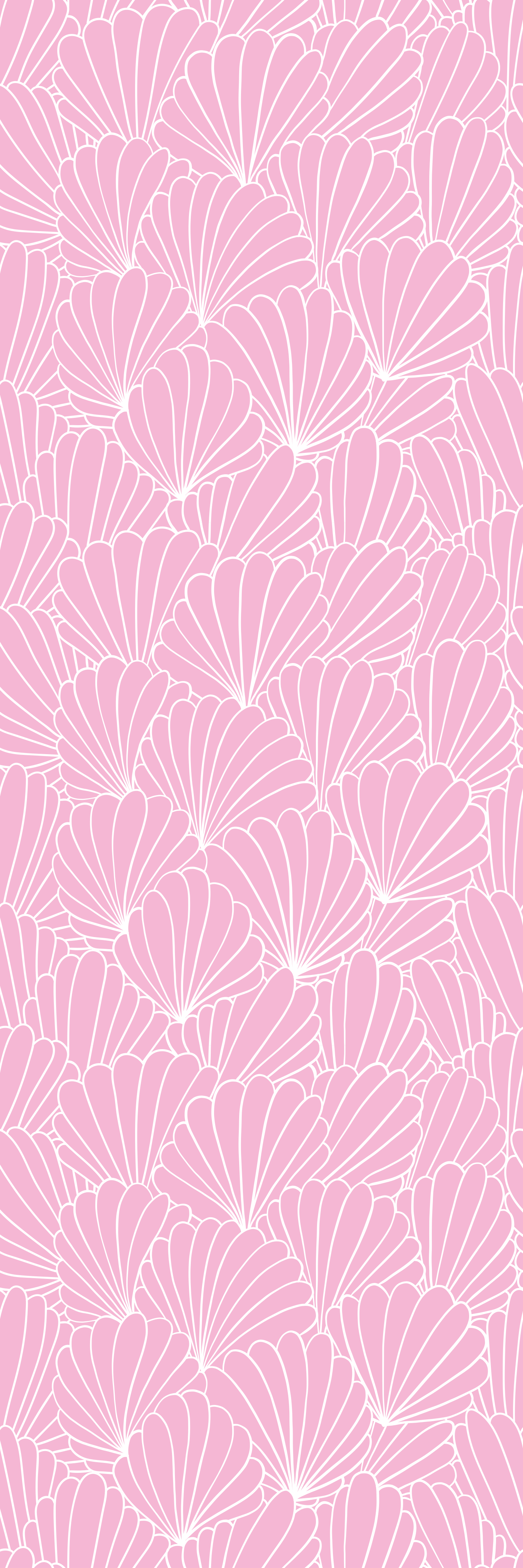 Vinyl teppich badezimmer im kawaii stil rosa muscheln - TenStickers